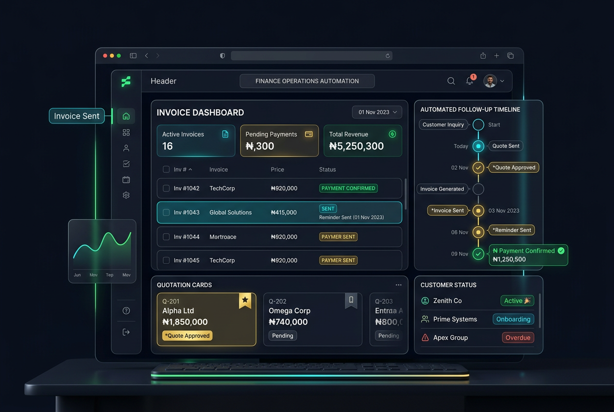 Sales & Invoice Automation featured solution visual
