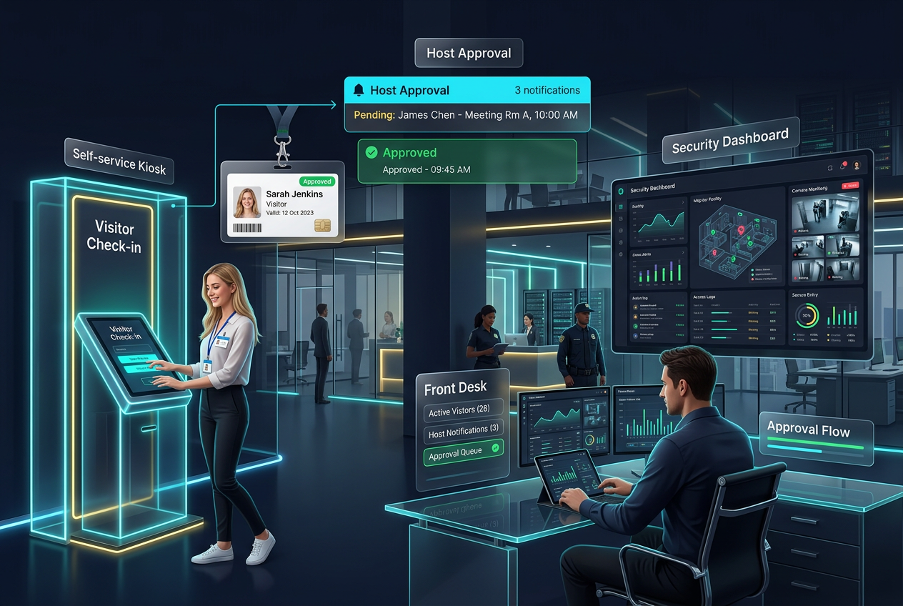 Visitor Management System featured solution visual